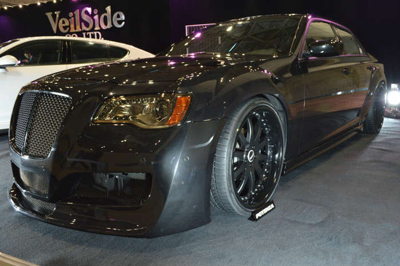 VeilSide 2011-2021 Chrysler 300C Complete Kit (FRP) Front Bumper, Front Fenders, Side Skirts, Rear Door Panels, Rear Bumper, Rear Quarter Panel, Rear Spoiler - 9 Pieces